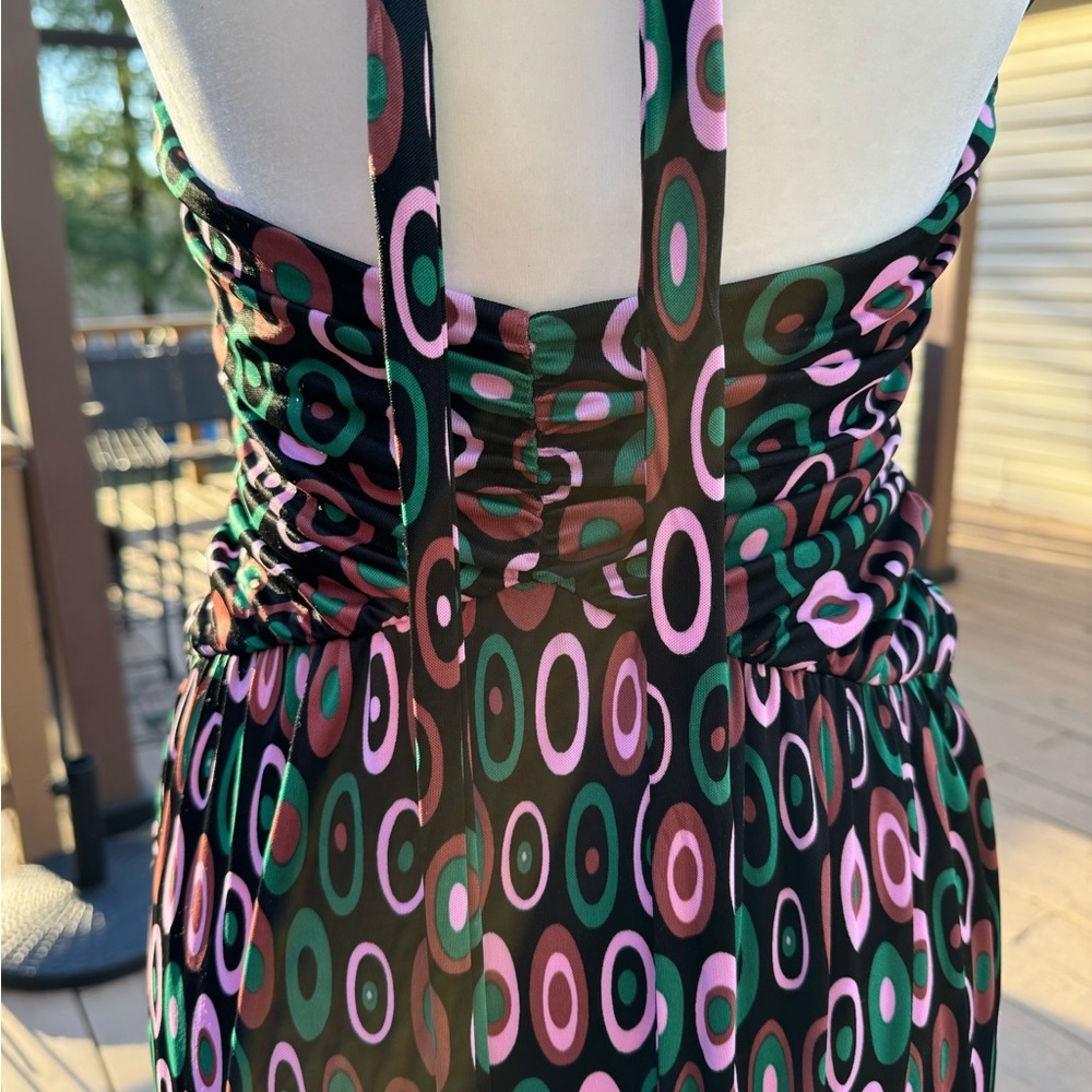 Missoni Halter Tie Neck spring/Summer Dress Sz6 Geometric Colorful Design - Picture 7 of 13